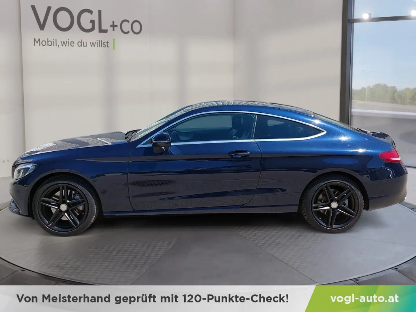 Mercedes-Benz C 200 Coupe Aut. Blau - 2