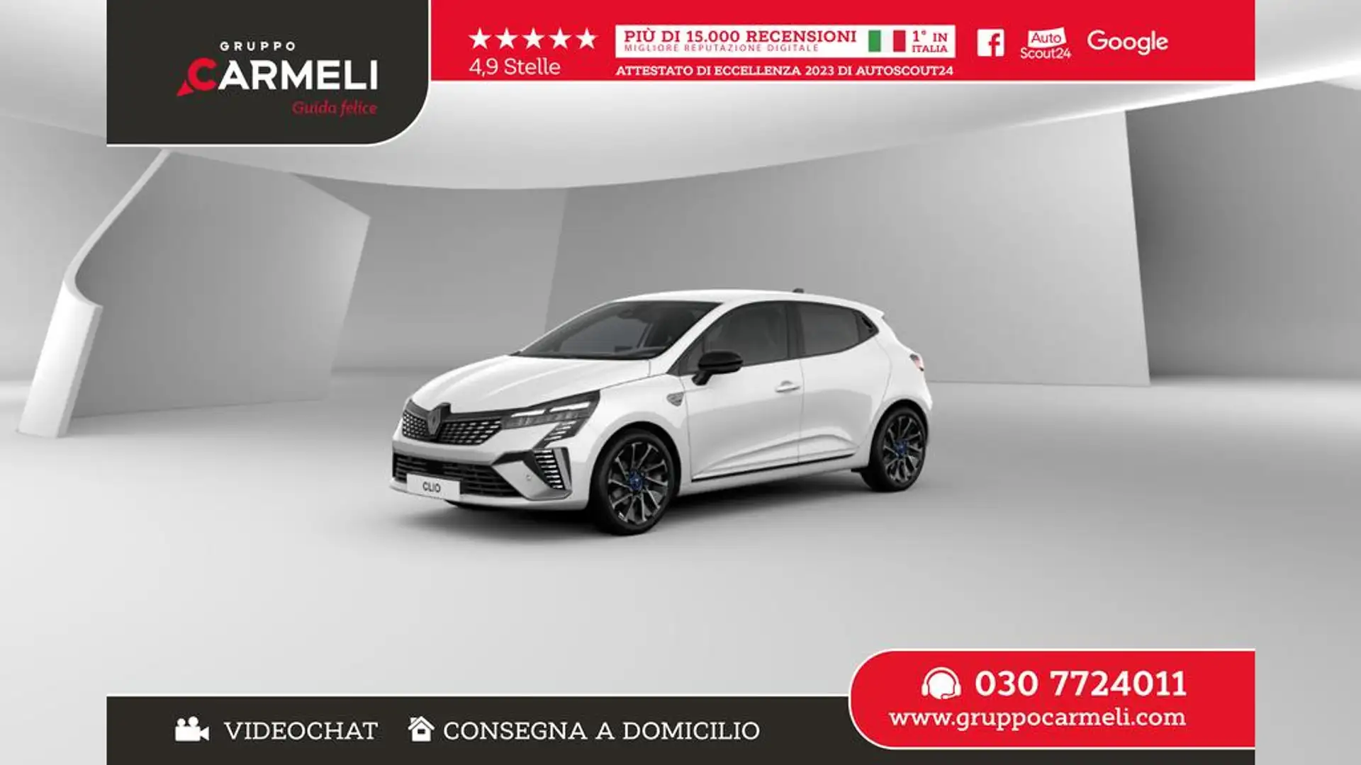 Renault Clio 1.0 tce esprit Alpine 90cv Blanc - 1