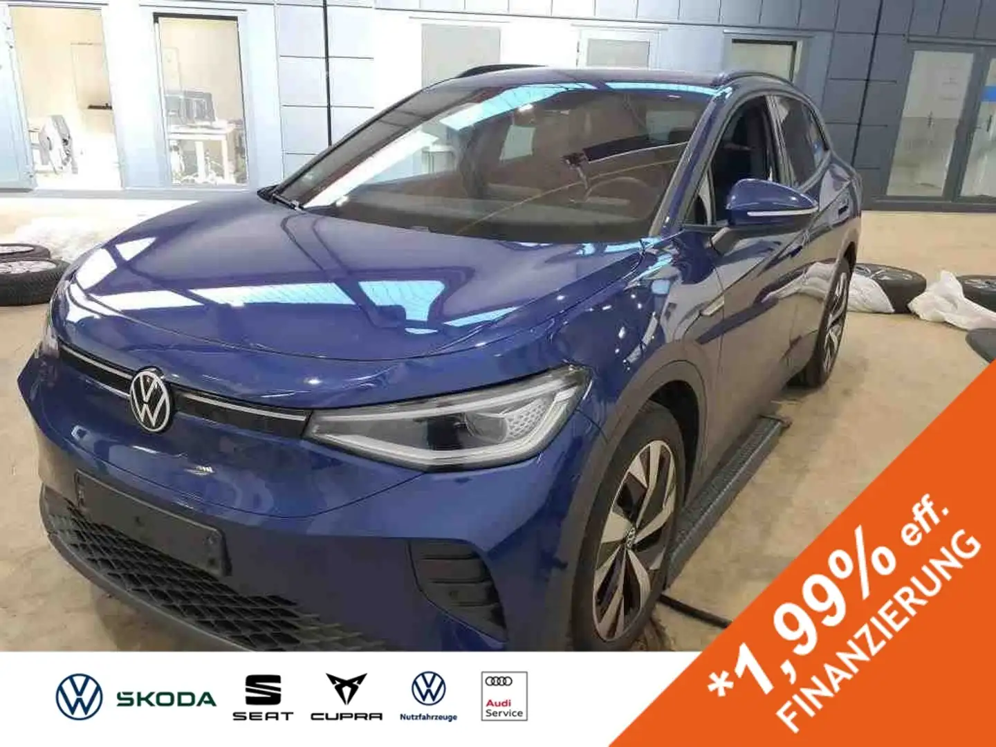 Volkswagen ID.4 PRO PERF. 82kWh +WÄPU +AHK +CARPLAY +20" +RKAM +I Blau - 1