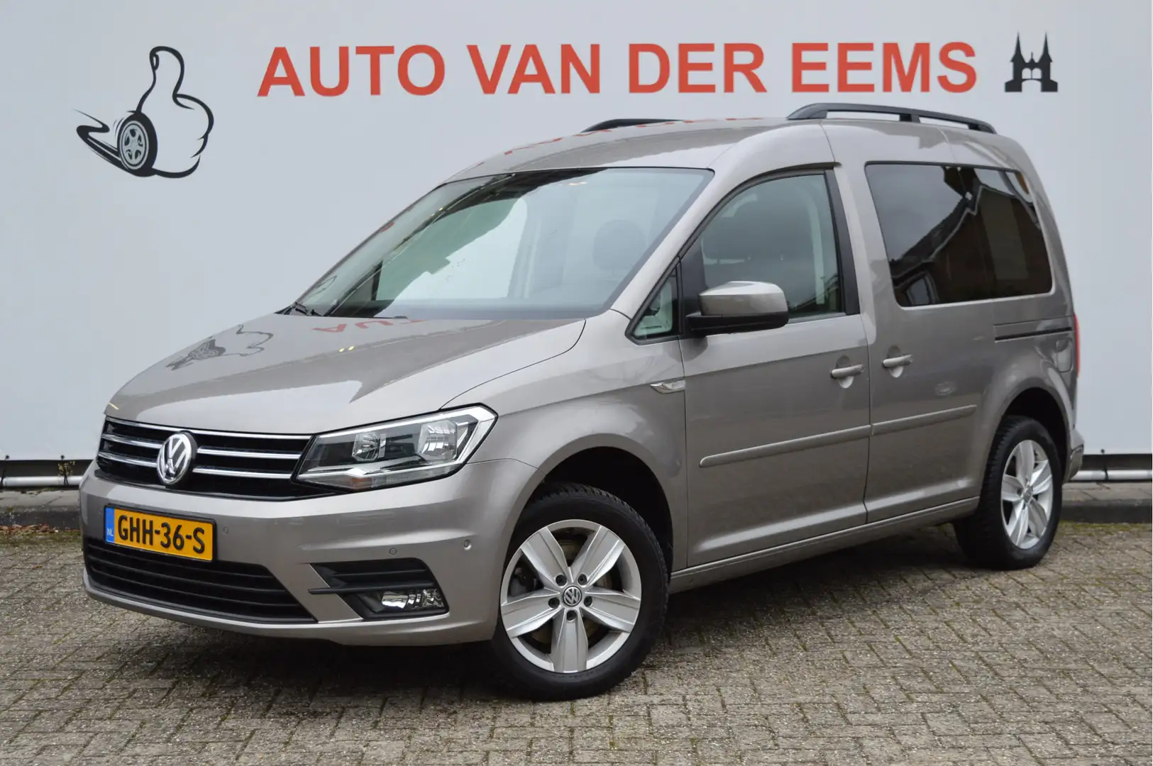 Volkswagen Caddy 1.4 TSI Trendline Hoge zit / 2 Schuifdeuren / park Grau - 1