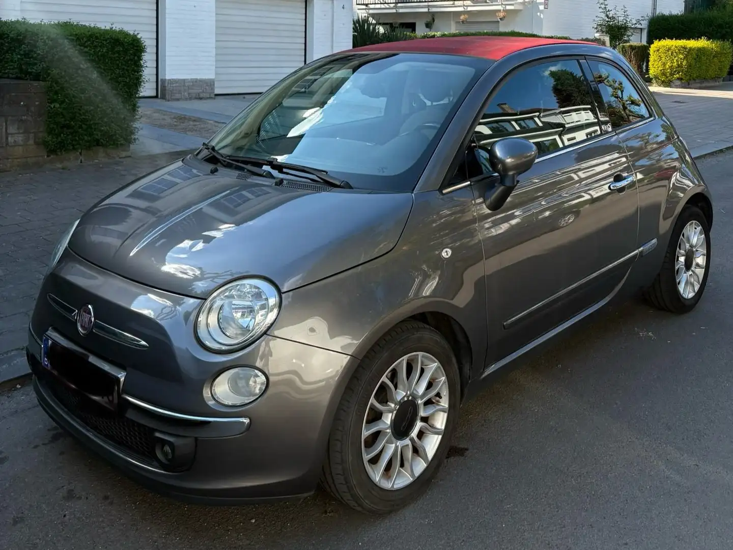 Fiat 500C 0.9 TwinAir 84ch S&S Dualogic Gris - 2