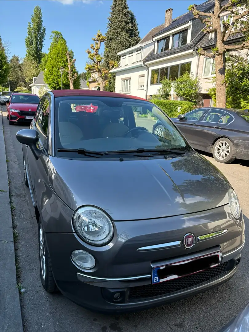 Fiat 500C 0.9 TwinAir 84ch S&S Dualogic Gris - 1