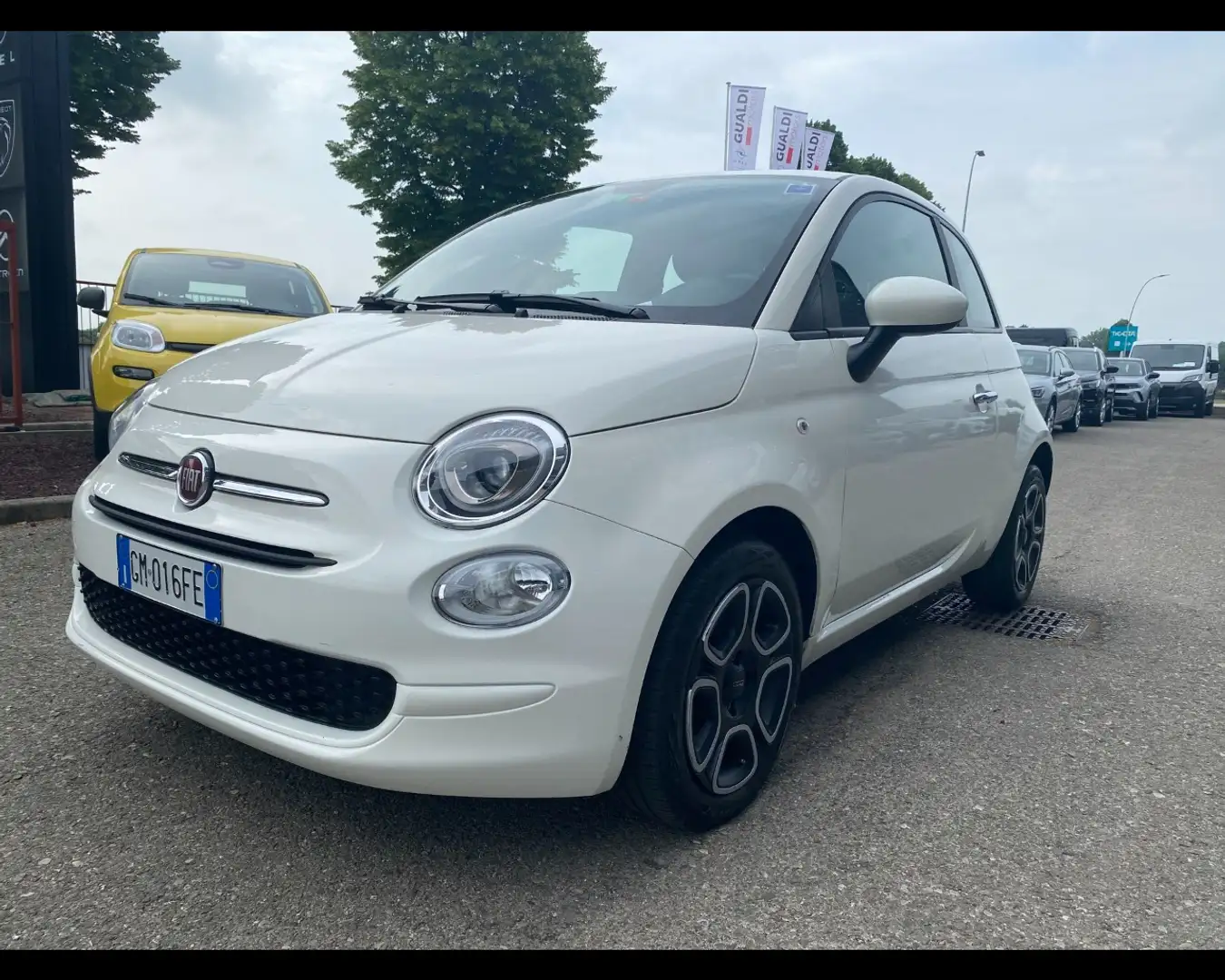 Fiat 500 1.0 hybrid Club 70cv Weiß - 2