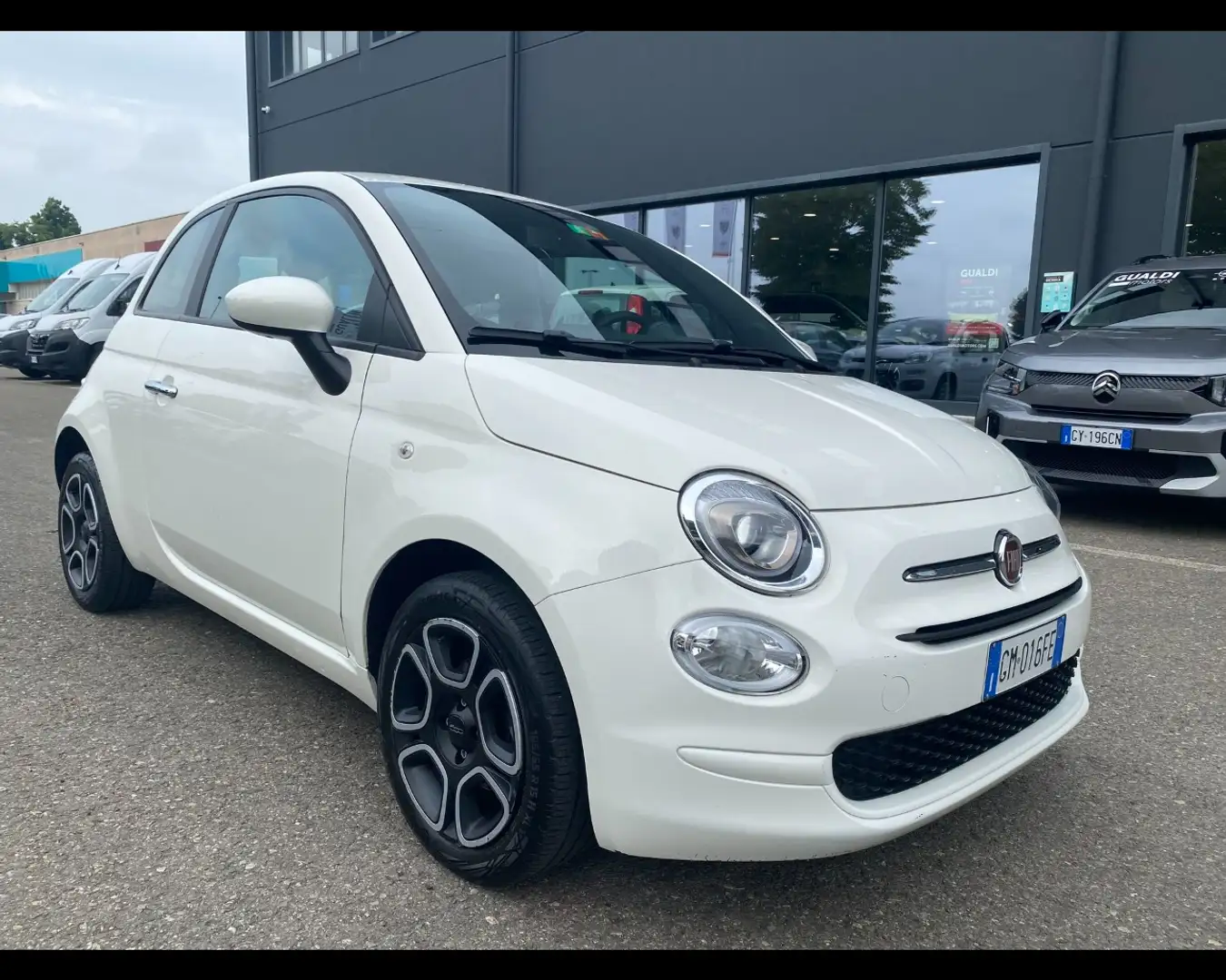 Fiat 500 1.0 hybrid Club 70cv Weiß - 1