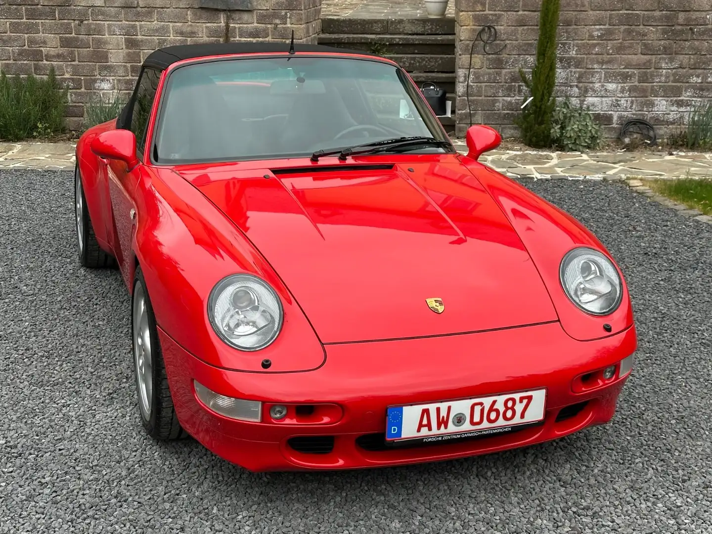 Porsche 993 Carrera 4 Cabrio WLS Turbofelgen Xenon 2Hand Rouge - 2