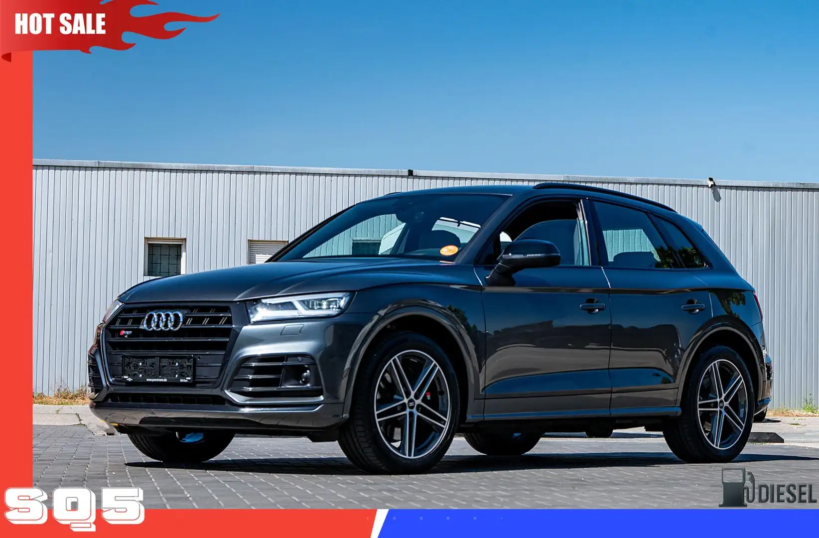 Audi SQ5 Competition 3.0 V6 Quattro,Luft,ACC,Matrix-LED Grau - 1