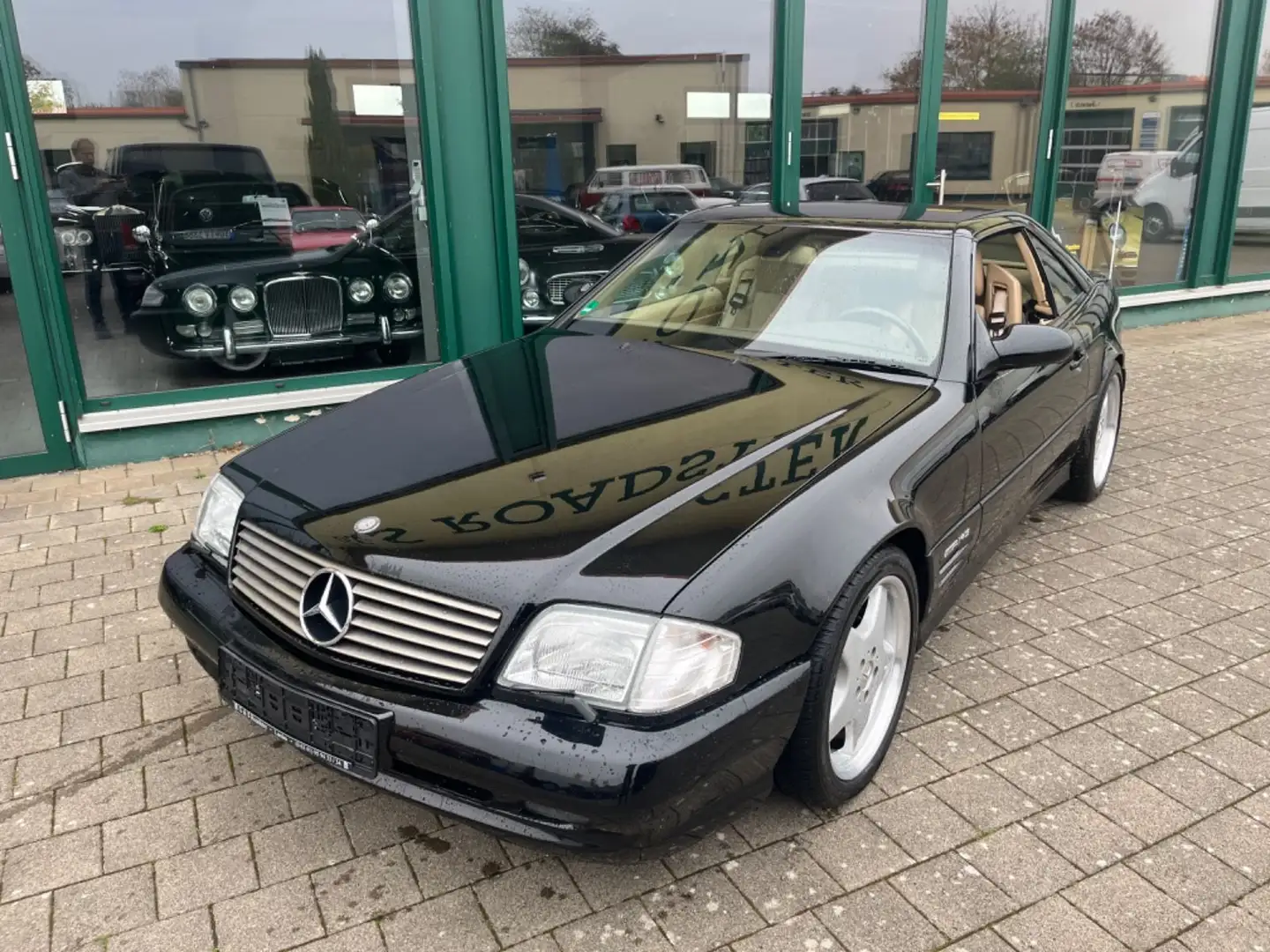 Mercedes-Benz SL 500 US Modell Leder Beige AMG Räder Nero - 2