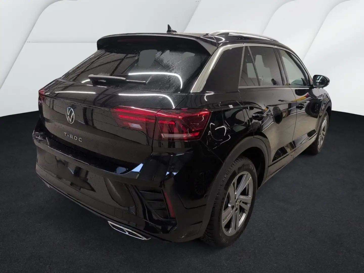 Volkswagen T-Roc 1.5 TSI R-Line DSG (NAVI+LED+AHK+R-Kamera+APP+ACC) Schwarz - 2