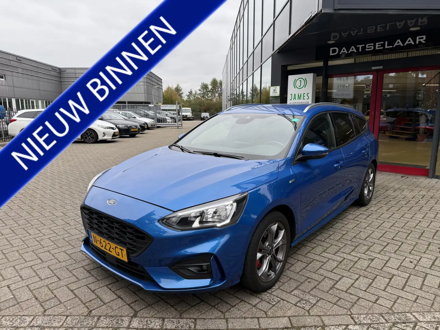 Ford Focus Wagon 1.0 EcoBoost Hybrid Titanium X St-Line Blauw - 1
