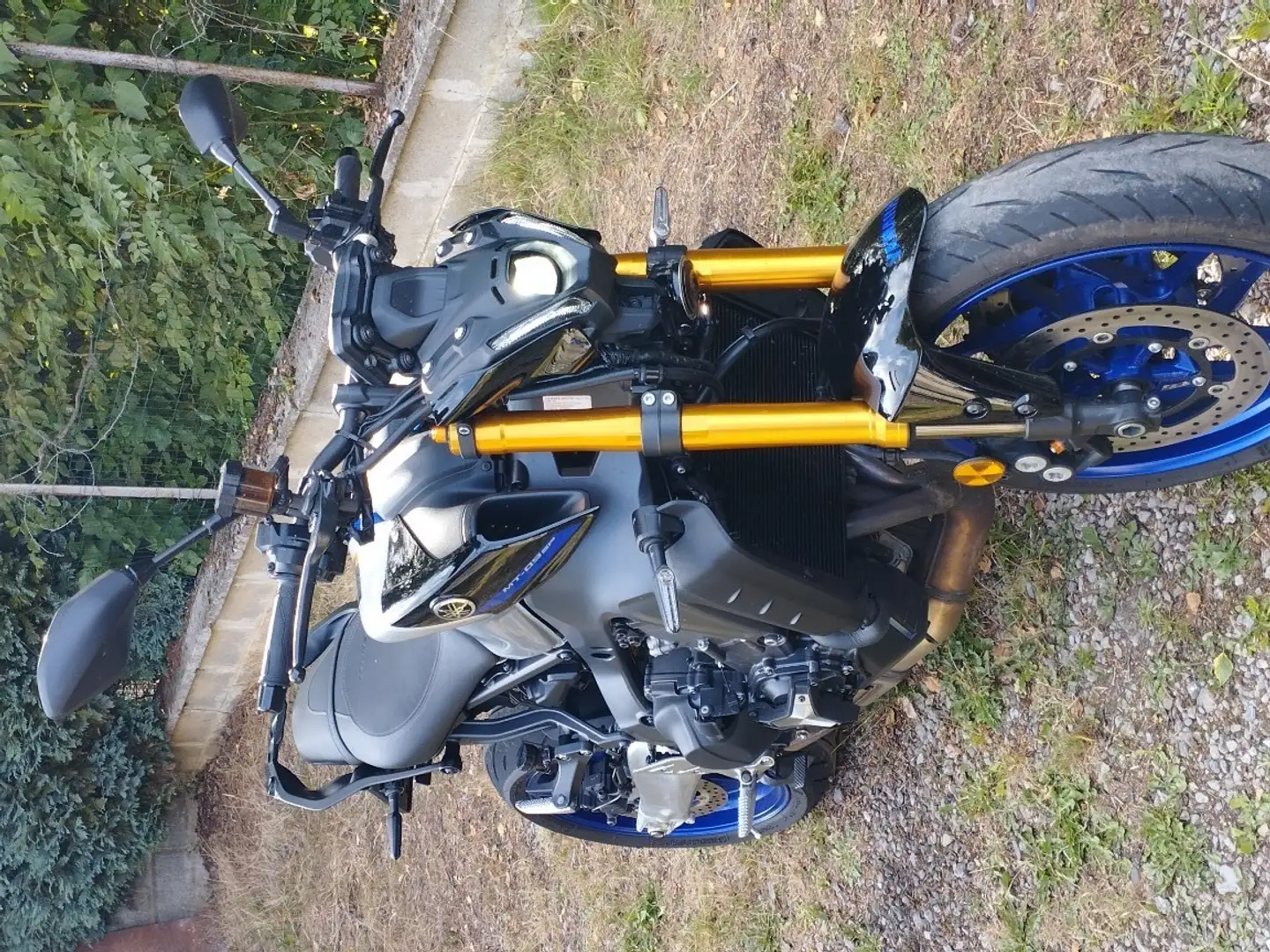 Yamaha MT-09 selle confort, crash bars, poignée de maintien pas Grijs - 2