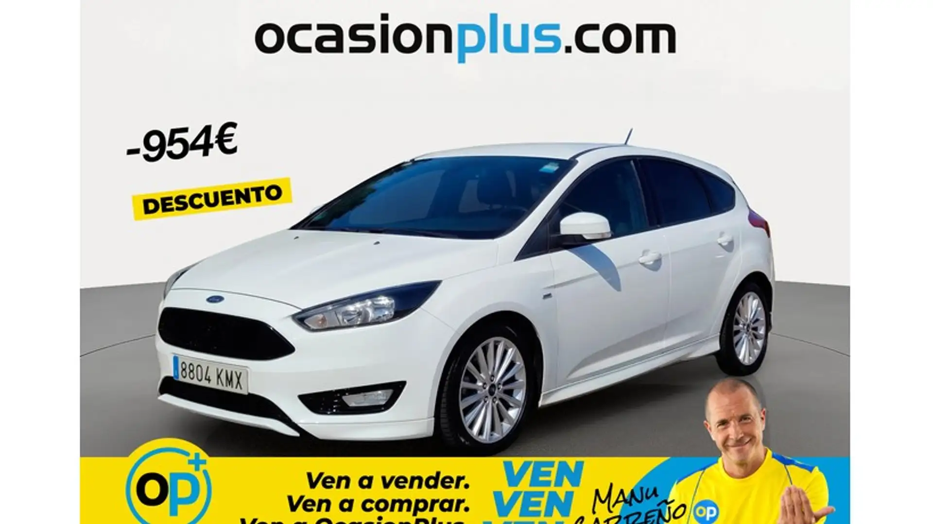 Ford Focus 1.0 Ecoboost Auto-S&S ST-Line 125 Blanco - 1