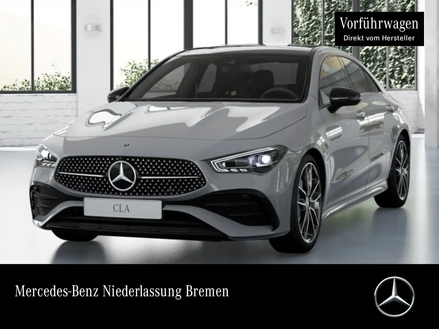 Mercedes-Benz CLA 250 e AMG+NIGHT+PANO+360°+MULTIBEAM+TOTW+8G Grau - 1