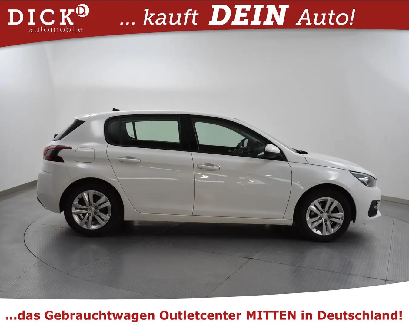 Peugeot 308 1.2 Aut. Active Pack NAVI+PDC+TEMP+MFL+APPLE Blanc - 2