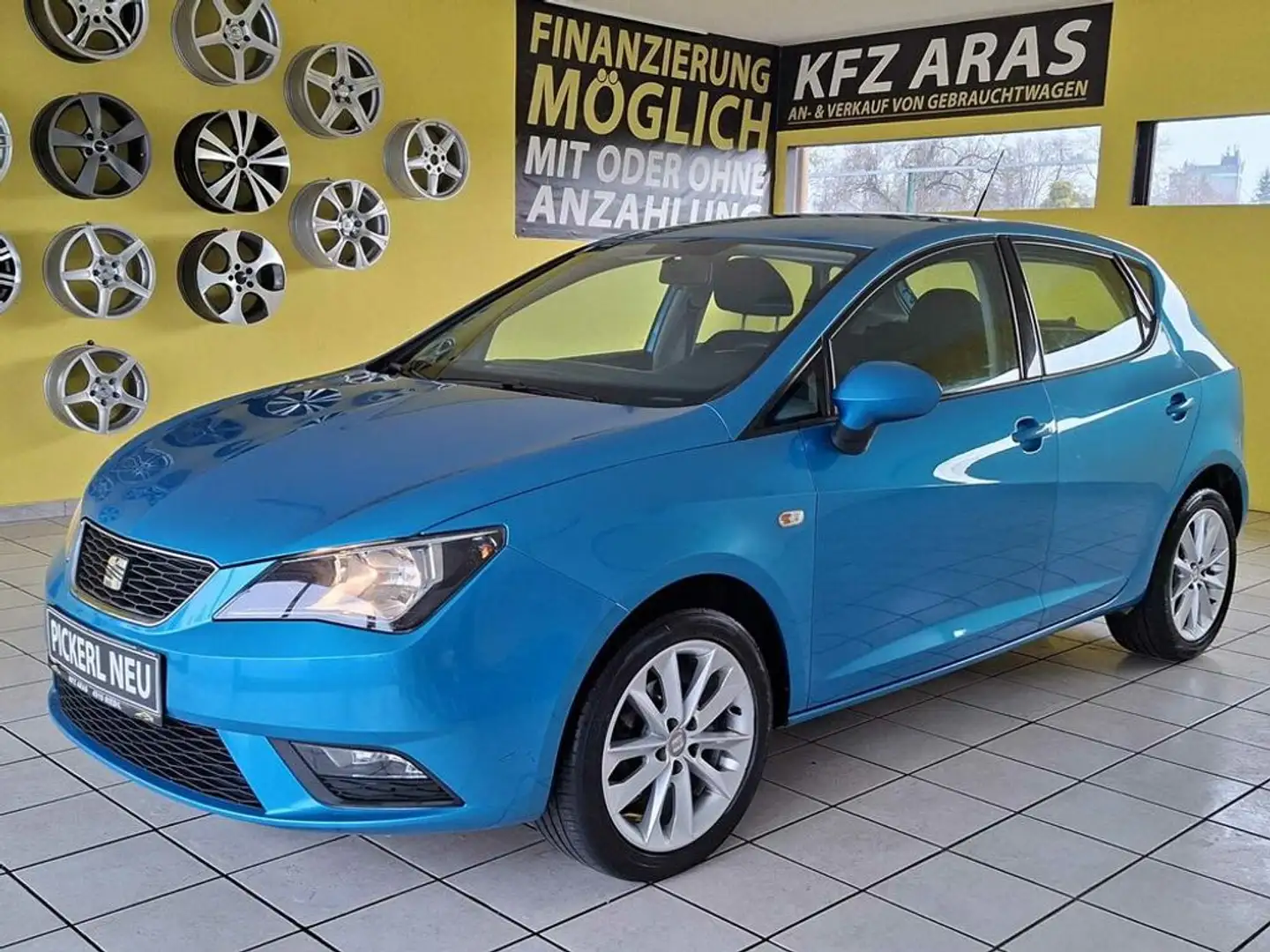 SEAT Ibiza Chili & Style 4-ZYLINDER, 1.BESITZ, KLIMA Blau - 1