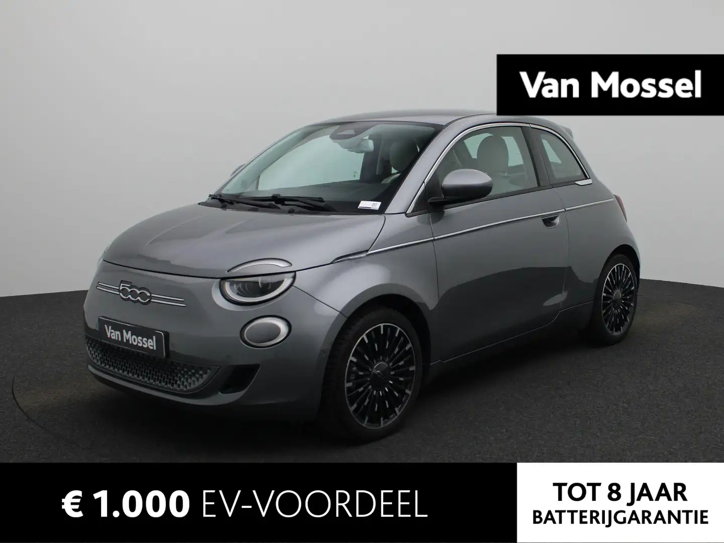 Fiat 500 La Prima 42 kWh | NAVIGATIE | CAMERA | LED Gris - 1