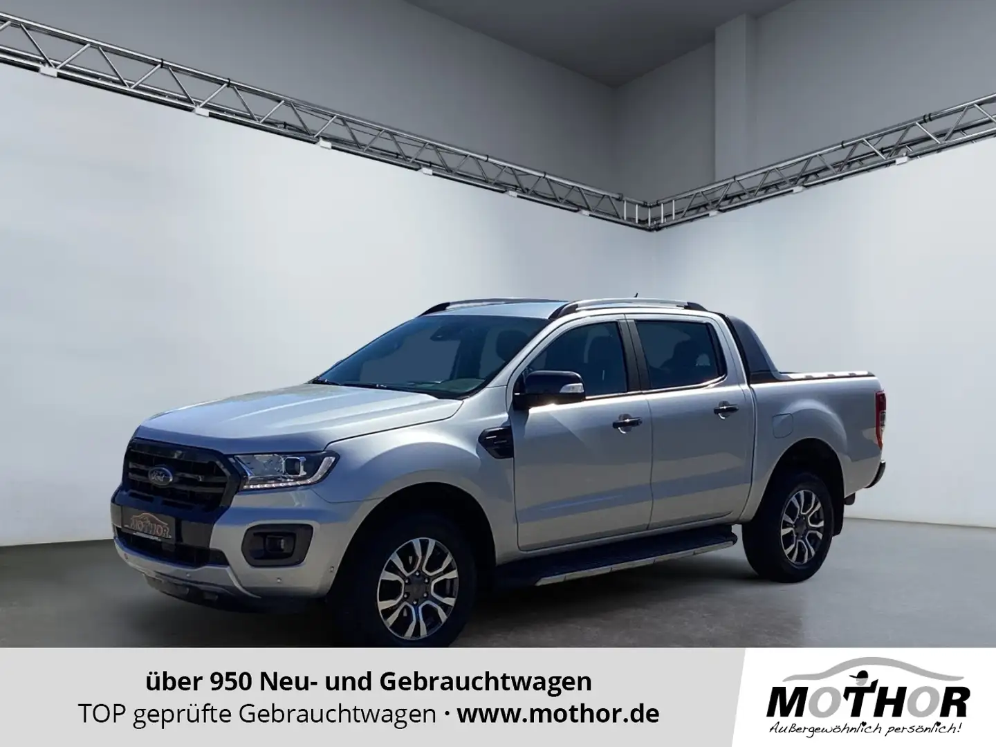 Ford Ranger 2.0 Automatik AHK Zilver - 1