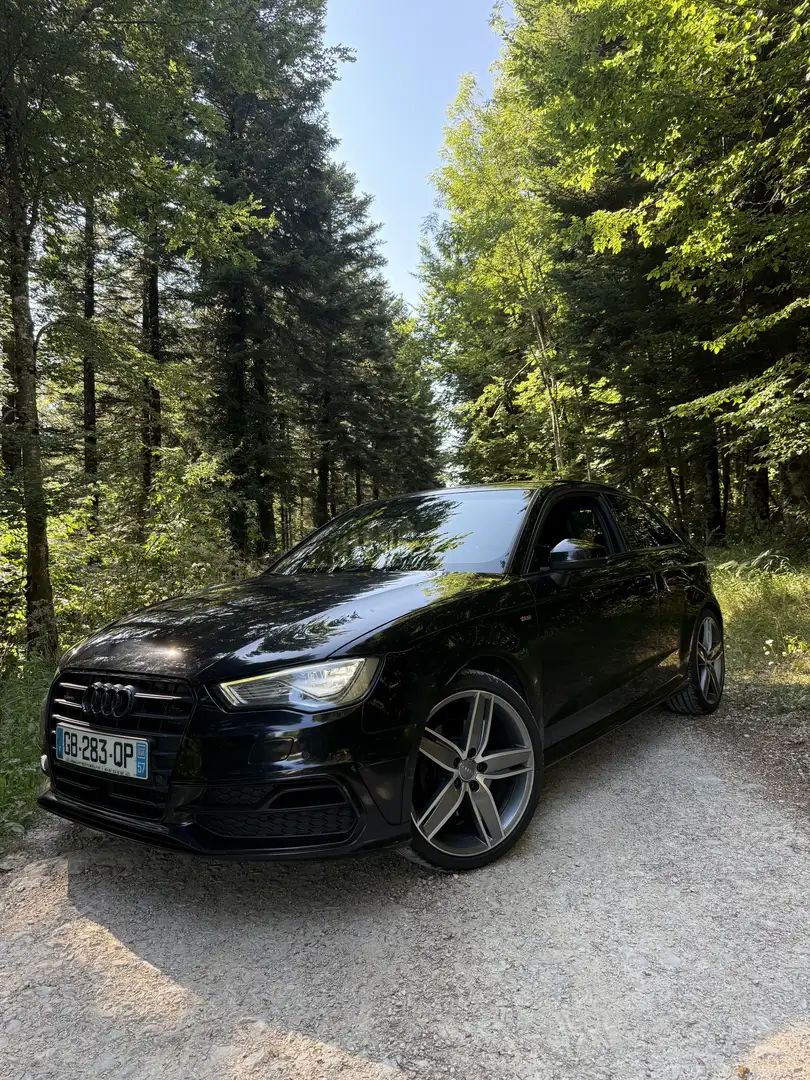 Audi A3 2.0 TDI 184 Quattro Stronic Sline Noir - 1