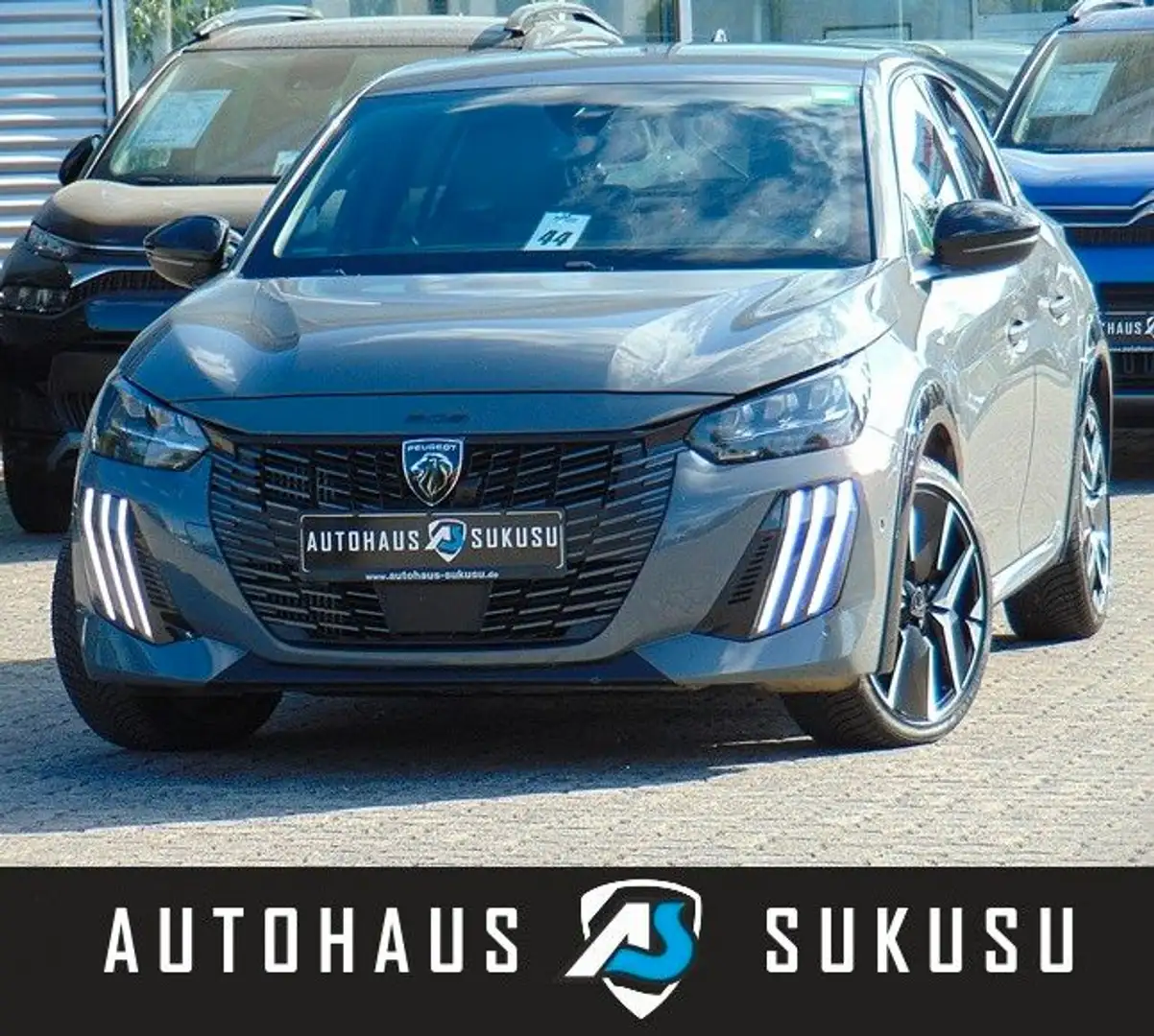Peugeot 208 Hybrid 145 e-DSC6 GT Grau - 1