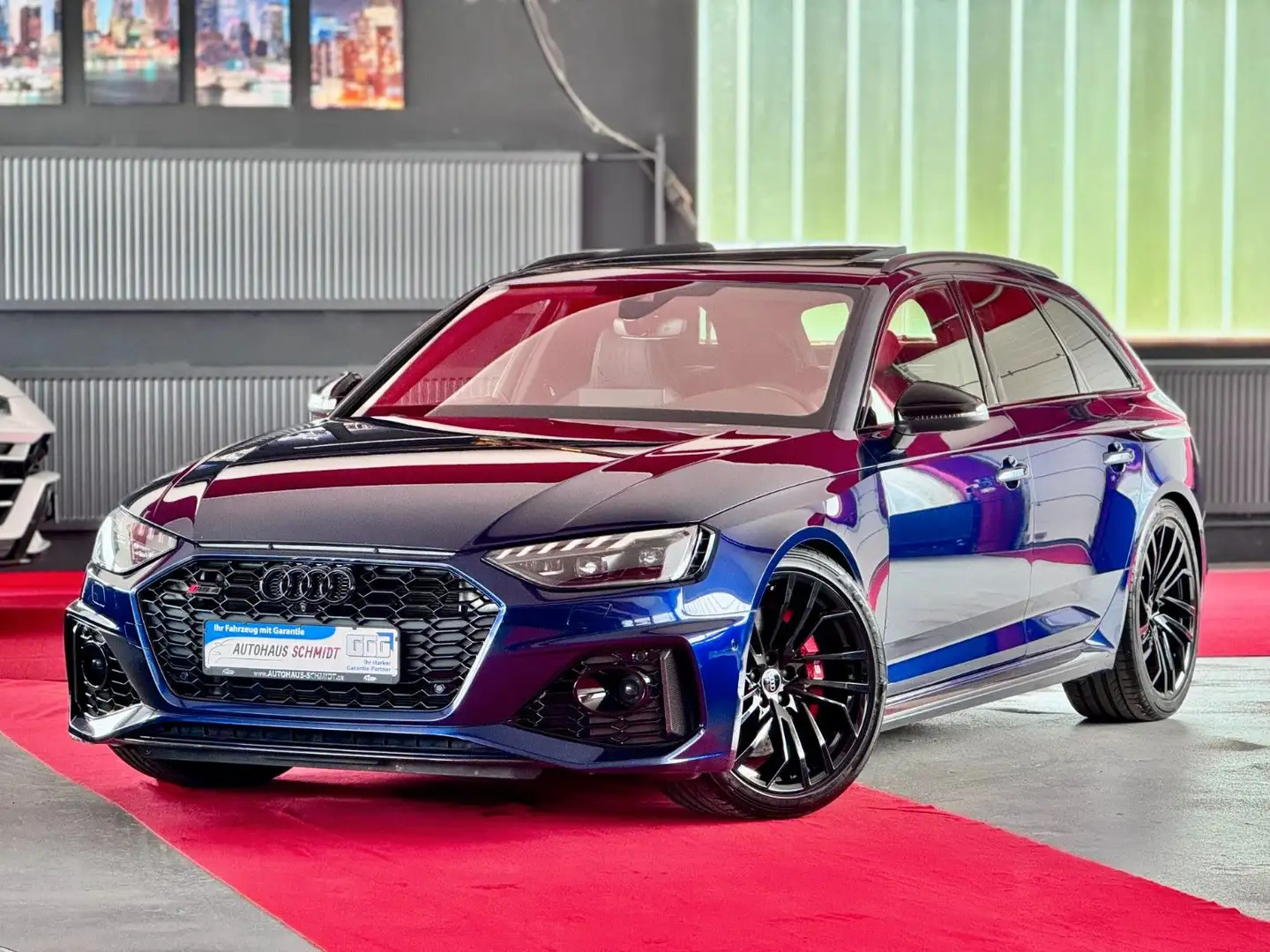 Audi RS4 Avant Pano 360° Matrix Virtual B&O AHK SAGA Albastru - 1