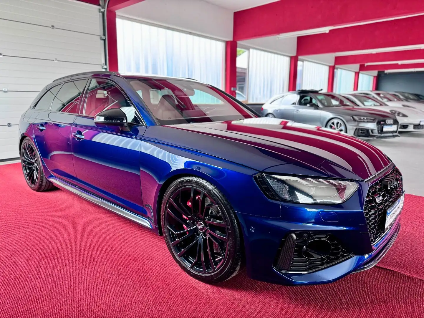 Audi RS4 Avant Pano 360° Matrix Virtual B&O AHK SAGA Albastru - 2
