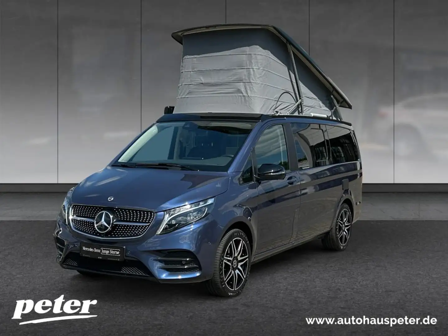 Mercedes-Benz Marco Polo 300 d 4MATIC EDITION AMG MBUX+STHZG+AHK+LED Blauw - 1