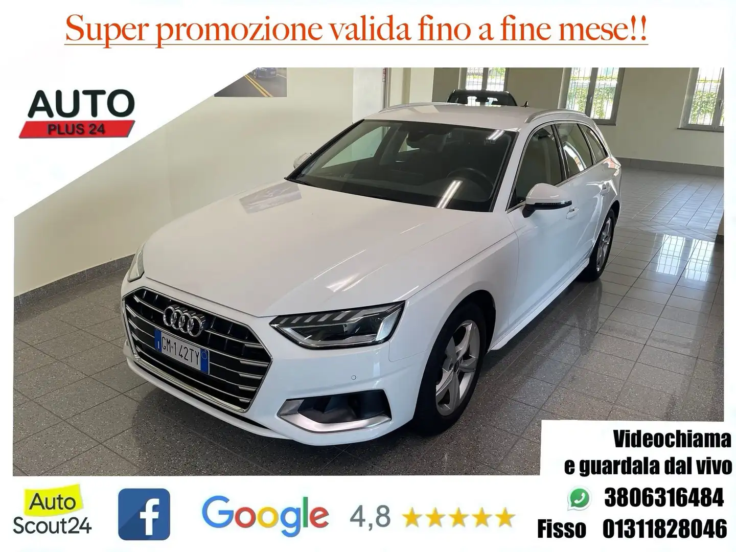 Audi A4 Avant 35 TDI Stronic  Advanced CON PROMO PLUS Bílá - 1