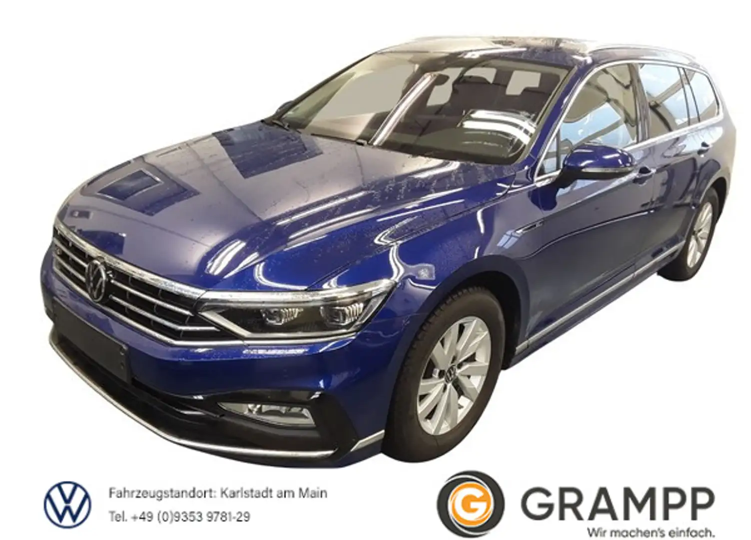 Volkswagen Passat Variant Elegance 2.0TDI DSG +R-LINE+AHK+ Blau - 1