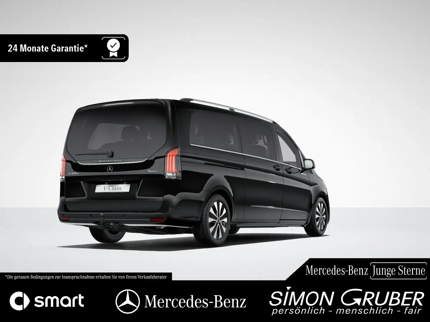 Mercedes-Benz V 300 d 4M AVANTGARDE Extralang Standhzg 8Sitze Schwarz - 2