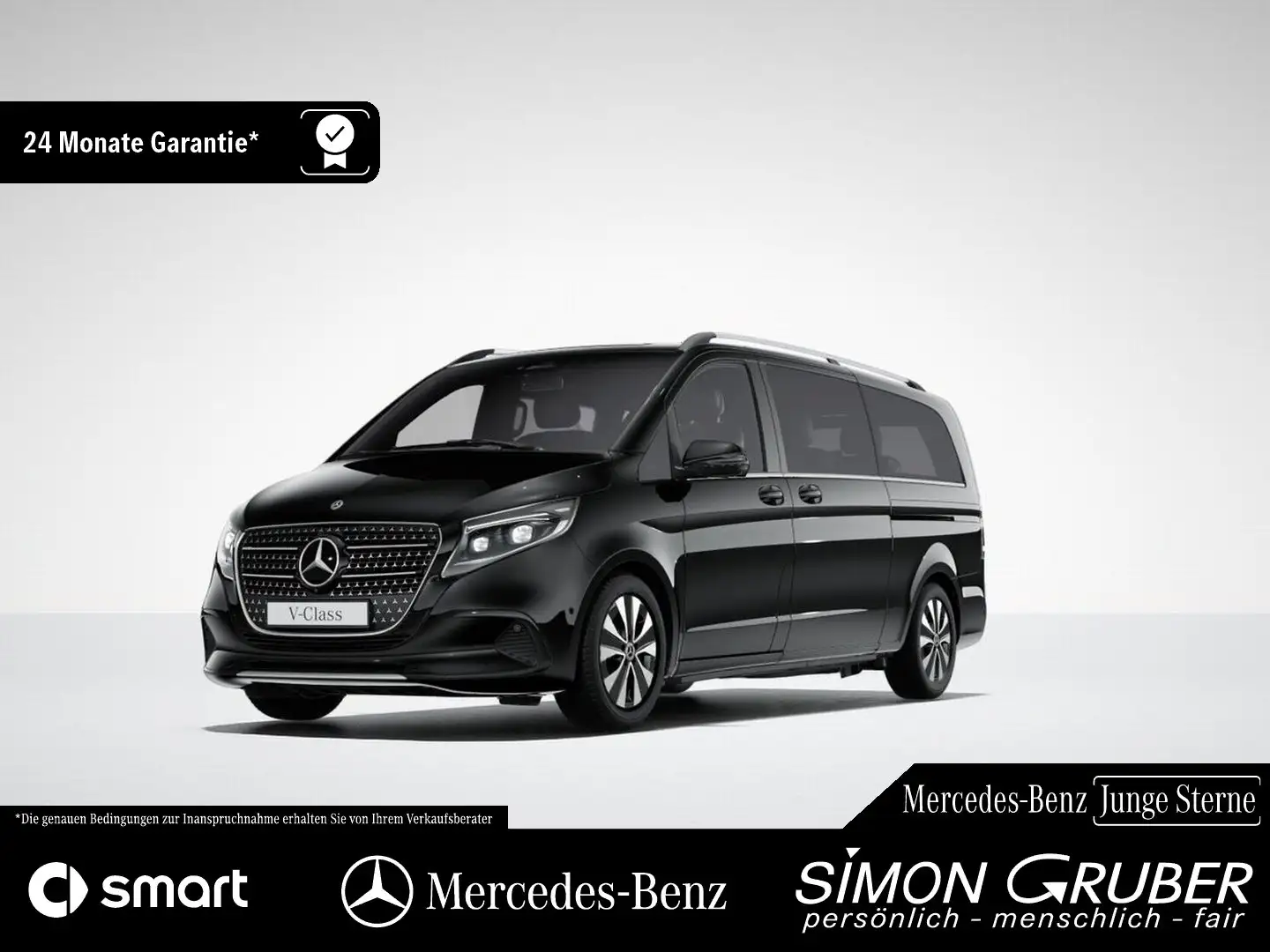 Mercedes-Benz V 300 d 4M AVANTGARDE Extralang Standhzg 8Sitze Schwarz - 1