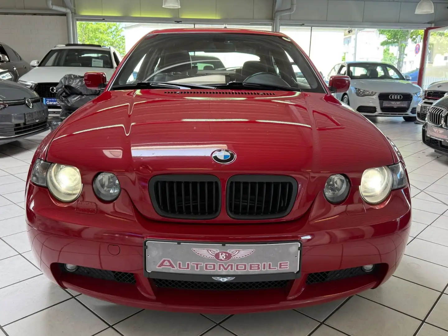 BMW 318 ti Sport-Paket M II SHZ PDC SCHIEDACH Czerwony - 2