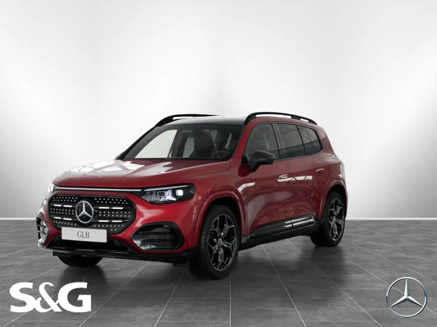 Mercedes-Benz GLB 250 + mit EQ AMG MBUX+RüKam+M-LED+ Pano+20 Rot - 1