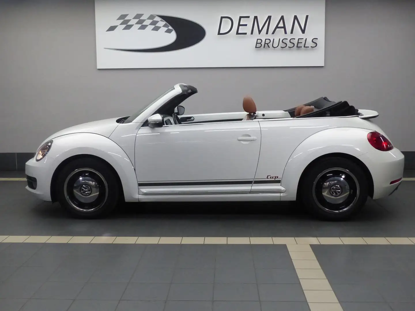 Volkswagen Beetle Cabrio * CUP * clim. bi-zone * 1.2 TSI manuelle Wit - 2