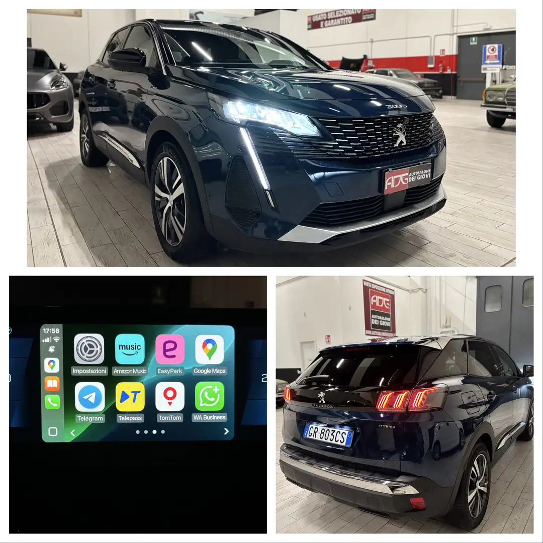 Peugeot 3008 ALLURE PLUG-IN HYBRID 1.6 180CV KM. CERTIFICATI Blu/Azzurro - 1