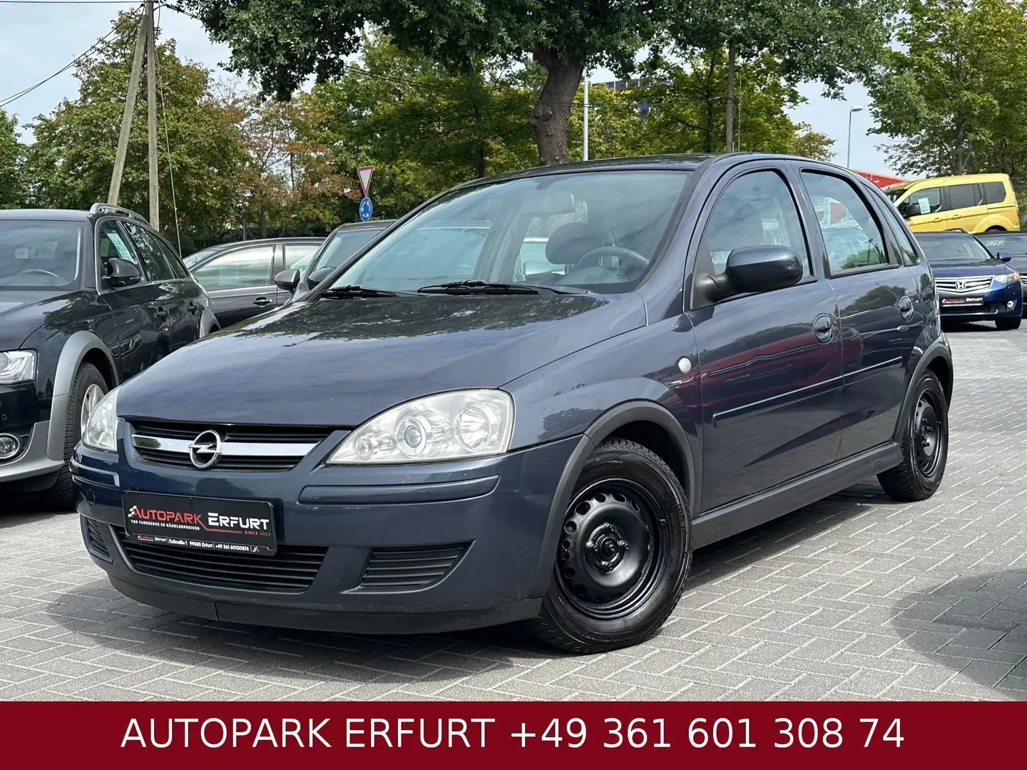 Opel Corsa C Edition*Klima*Navi*Phone*TÜV+SERV+GARANT Grau - 1