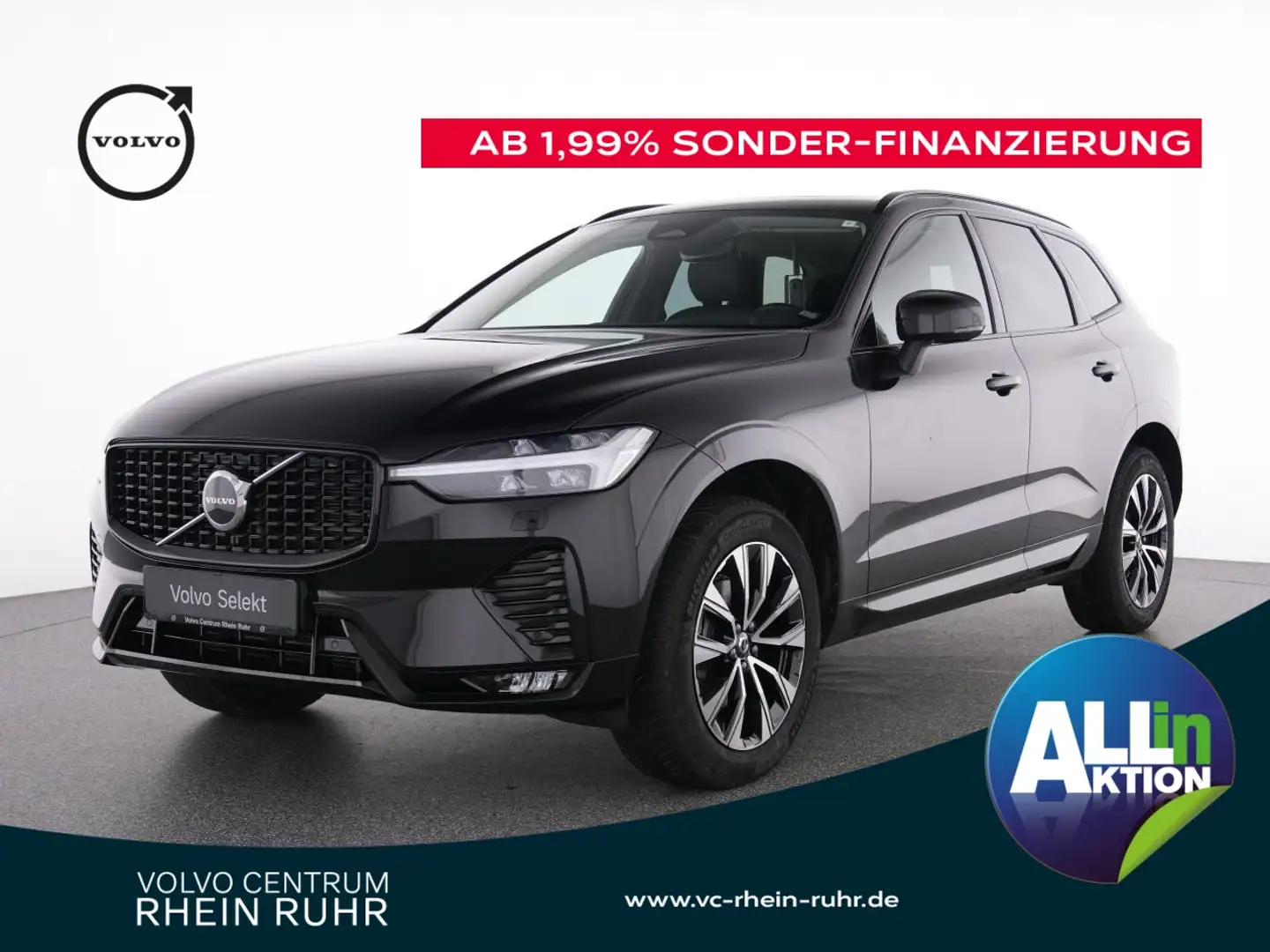 Volvo XC60 B5 AWD  PLUS DARK AHK+H&KSOUND+PANO+MEMORY+ Negro - 1