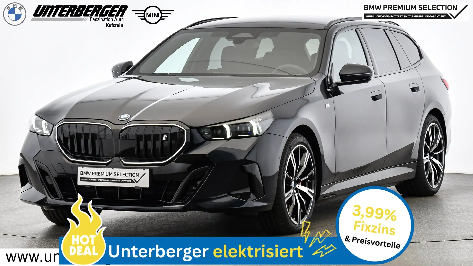 BMW i5 xDrive40 Touring M Sportpaket Head-Up DAB Schwarz - 1