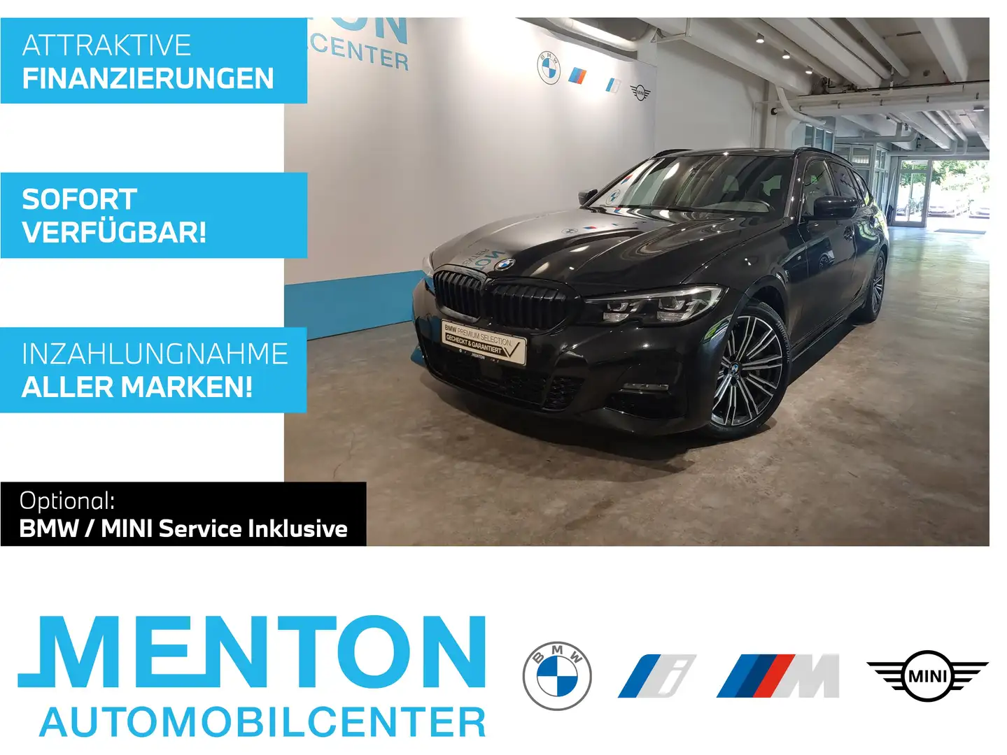 BMW 330 d xDrive M Sport/LED/Driving Assistant/Shz Negro - 1