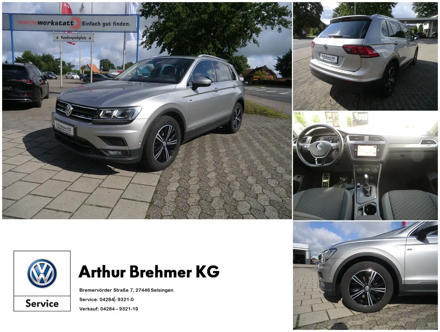 Volkswagen Tiguan 2.0 TDI BMT Join AHK PANO RFK STDHZ SHZ AID Silber - 1