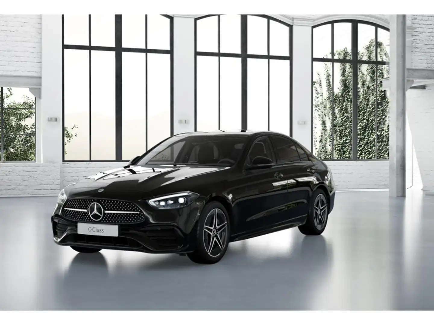 Mercedes-Benz C 200 d AMG-Line+DISTRON+Memory-P.+DIGITAL-LIGHT Schwarz - 1