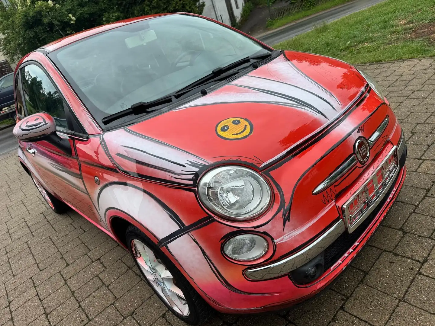 Fiat 500 Sport Rot - 1