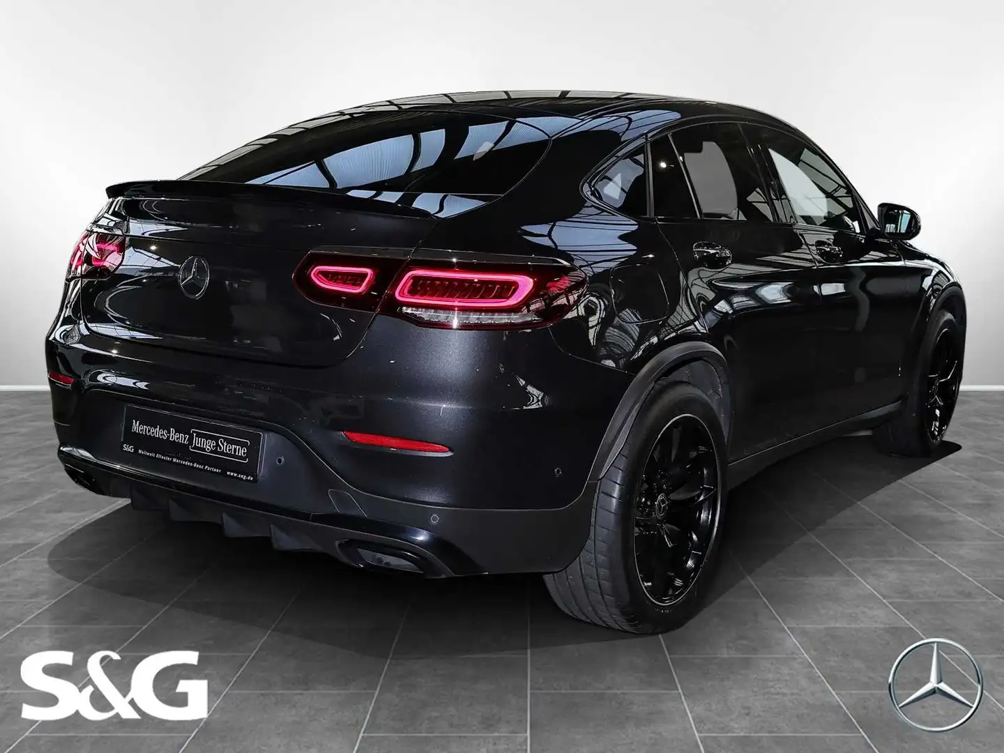 Mercedes-Benz GLC 300 4M Coupé AMG 360°+TOTWINKEL+DISTR+MEMORY Grau - 2