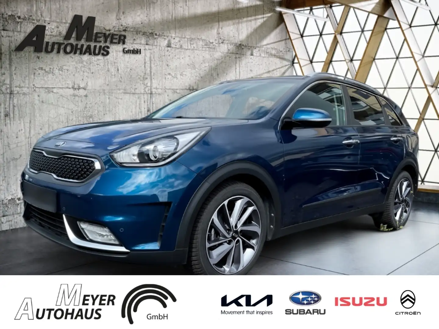 Kia Niro 1.6 Spirit HEV+Leder+Sitzbelüftung vorn+el. Sitze Albastru - 2