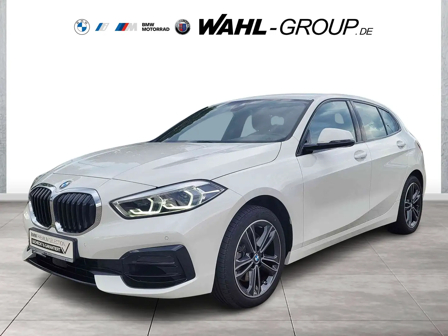 BMW 116 i Hatch Sport Line DAB LED Navi Tempomat Shz Weiß - 1