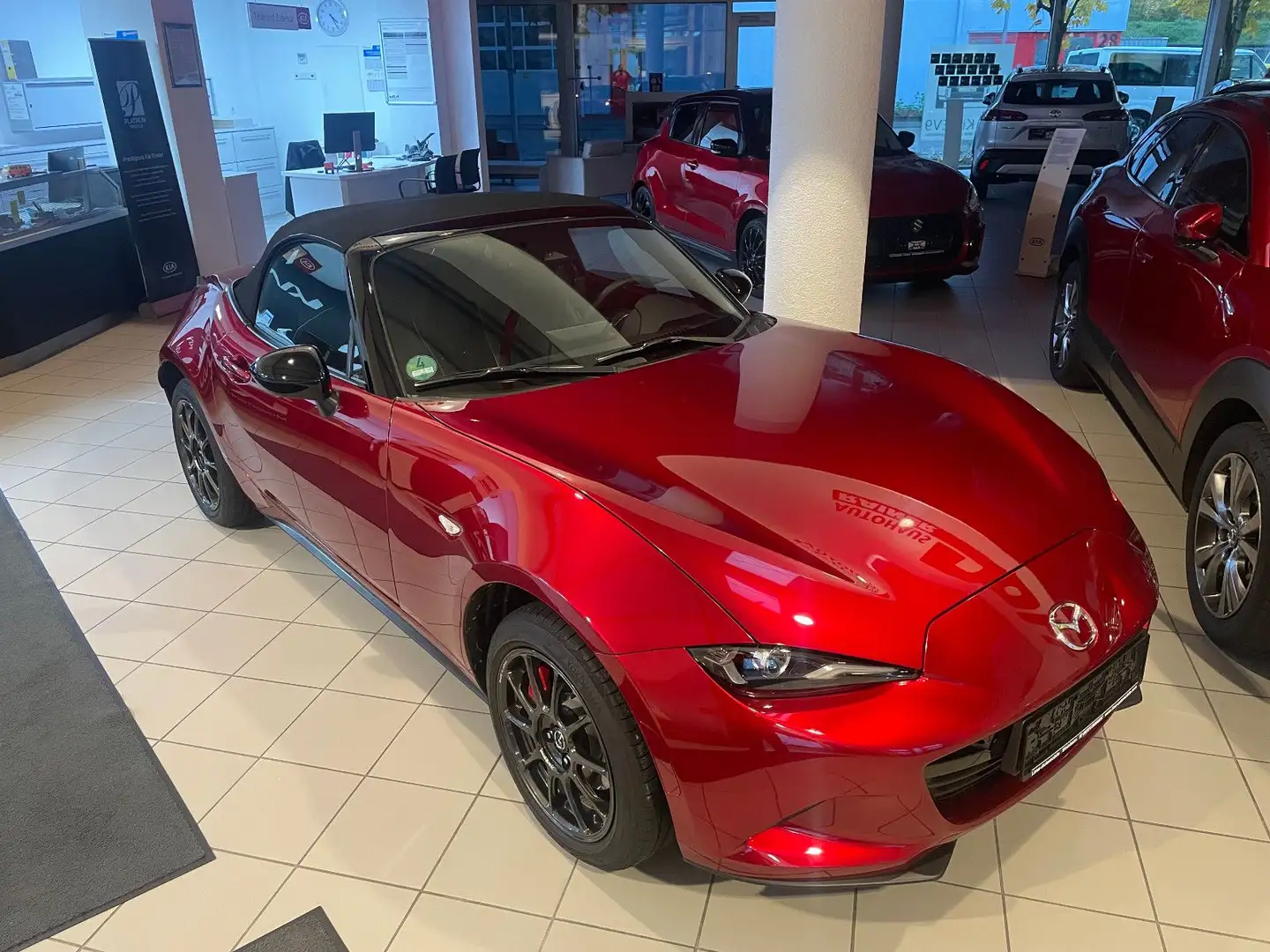 Mazda MX-5 Homura/Recaro/Neuwertig 6J. Garantie Rot - 1