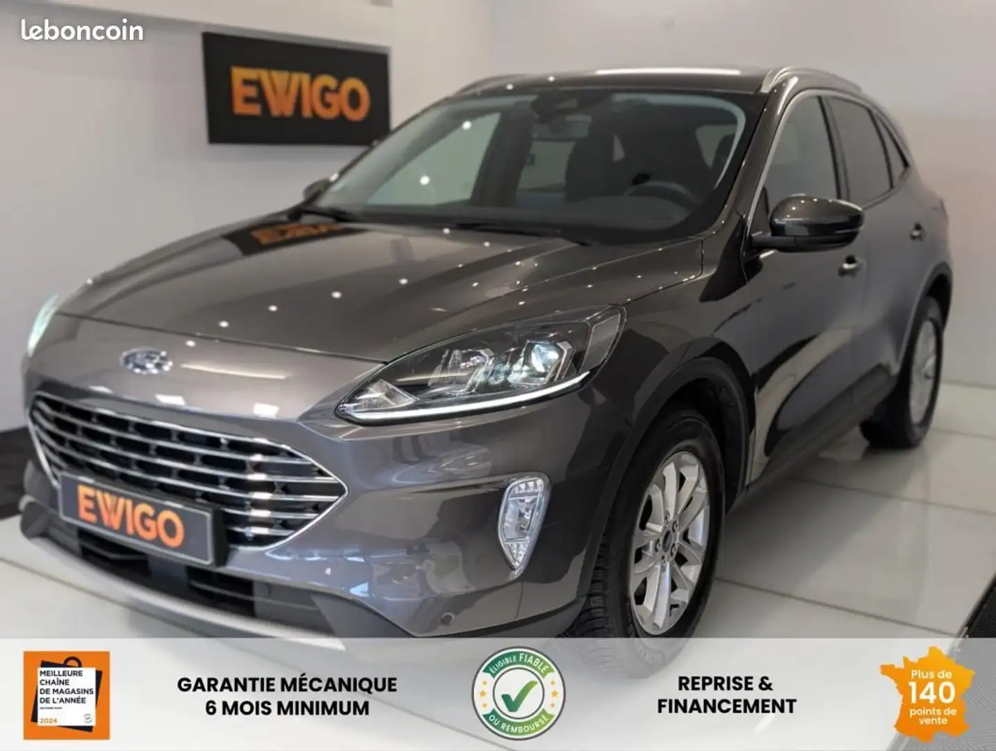Ford Kuga 1.5 TDCI 120ch TITANIUM BVM6 Gris - 1