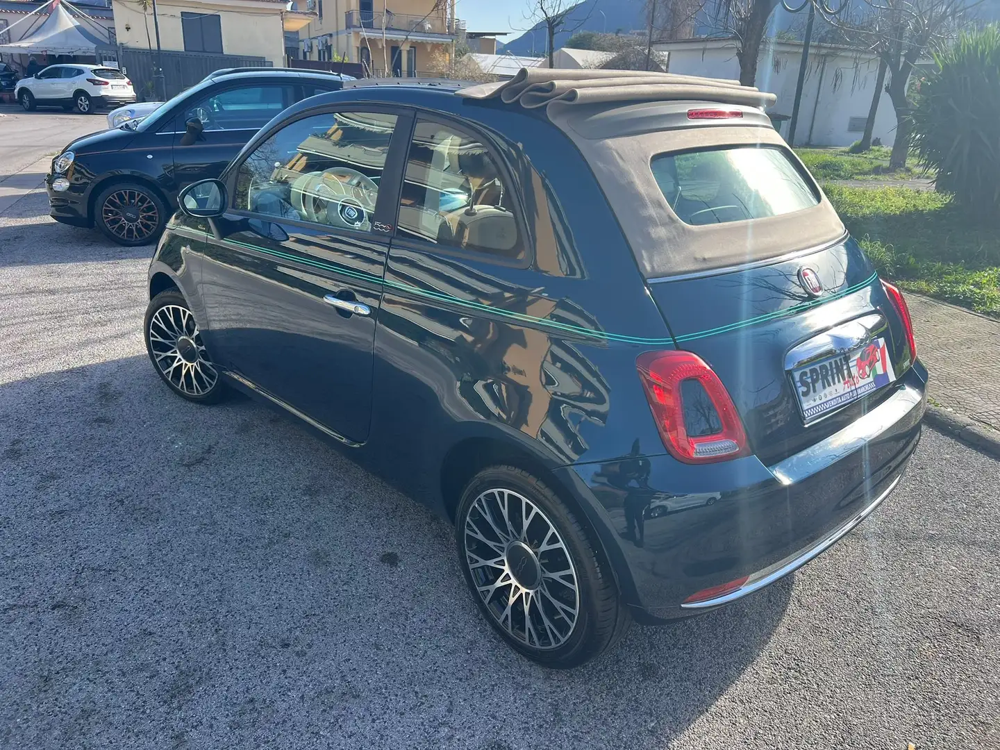 Fiat 500C 1.2 Lounge tft radio 7" Azul - 2