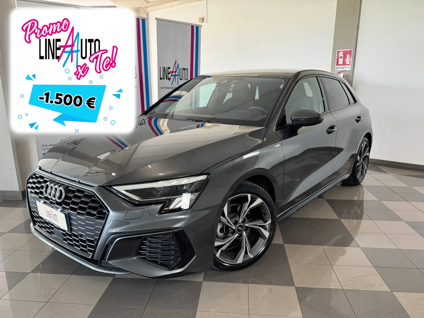 Audi A3 SPB 35 TFSI S tronic S line edition MHEV Grigio - 1