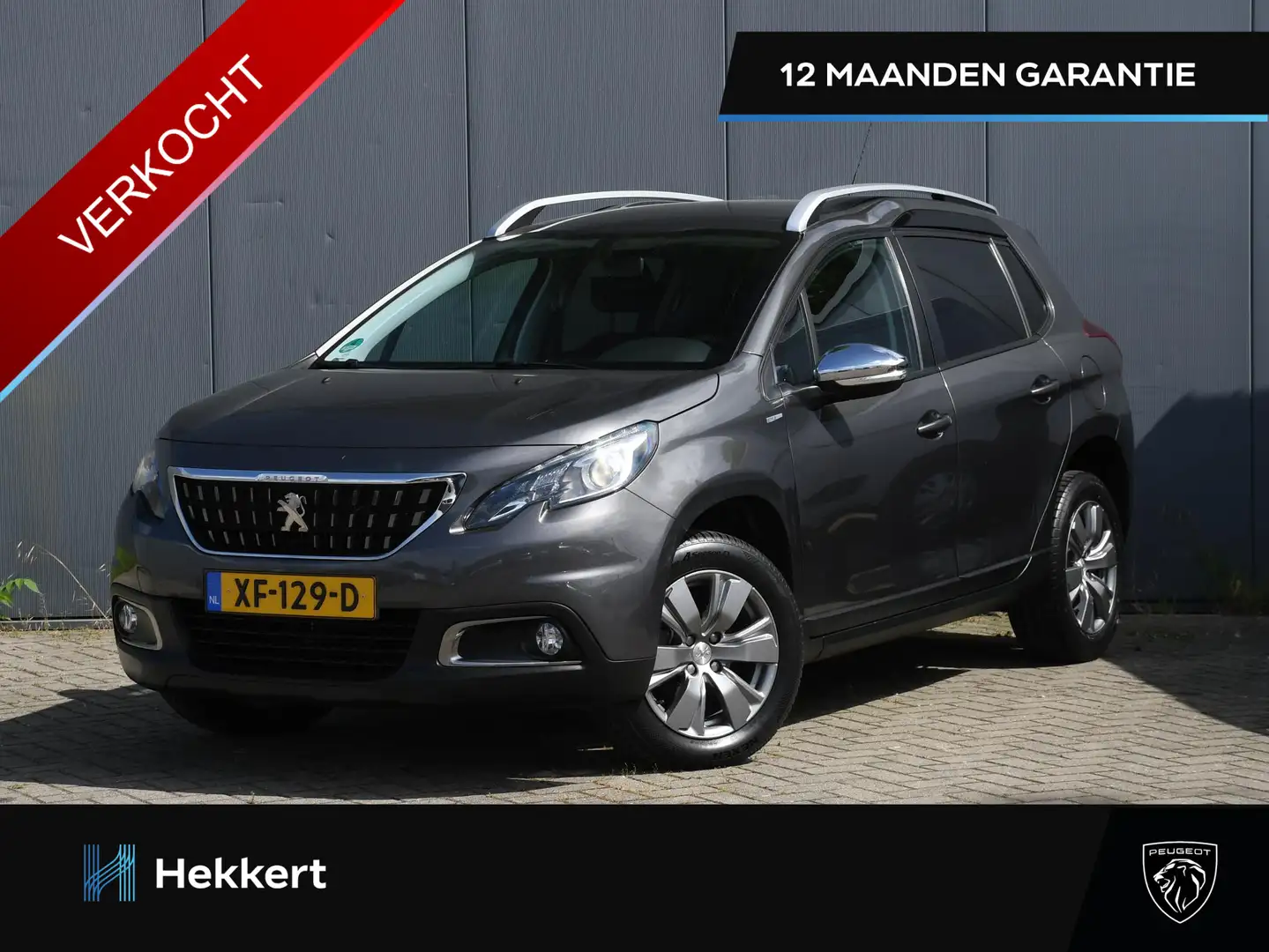 Peugeot 2008 Active 1.2 PureTech 82pk NAVI | CRUISE | USB | 16' Gris - 1