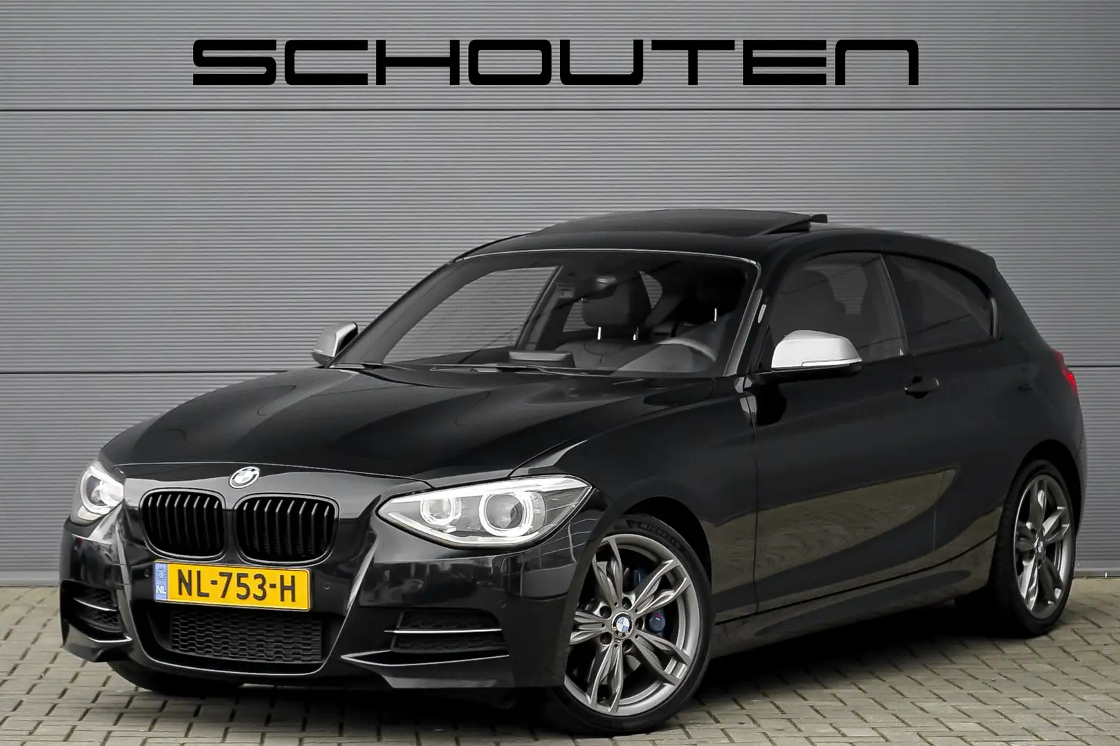 BMW 135 1-serie M135i xDrive Schuifdak H/K Navi Pro Leder Negru - 1