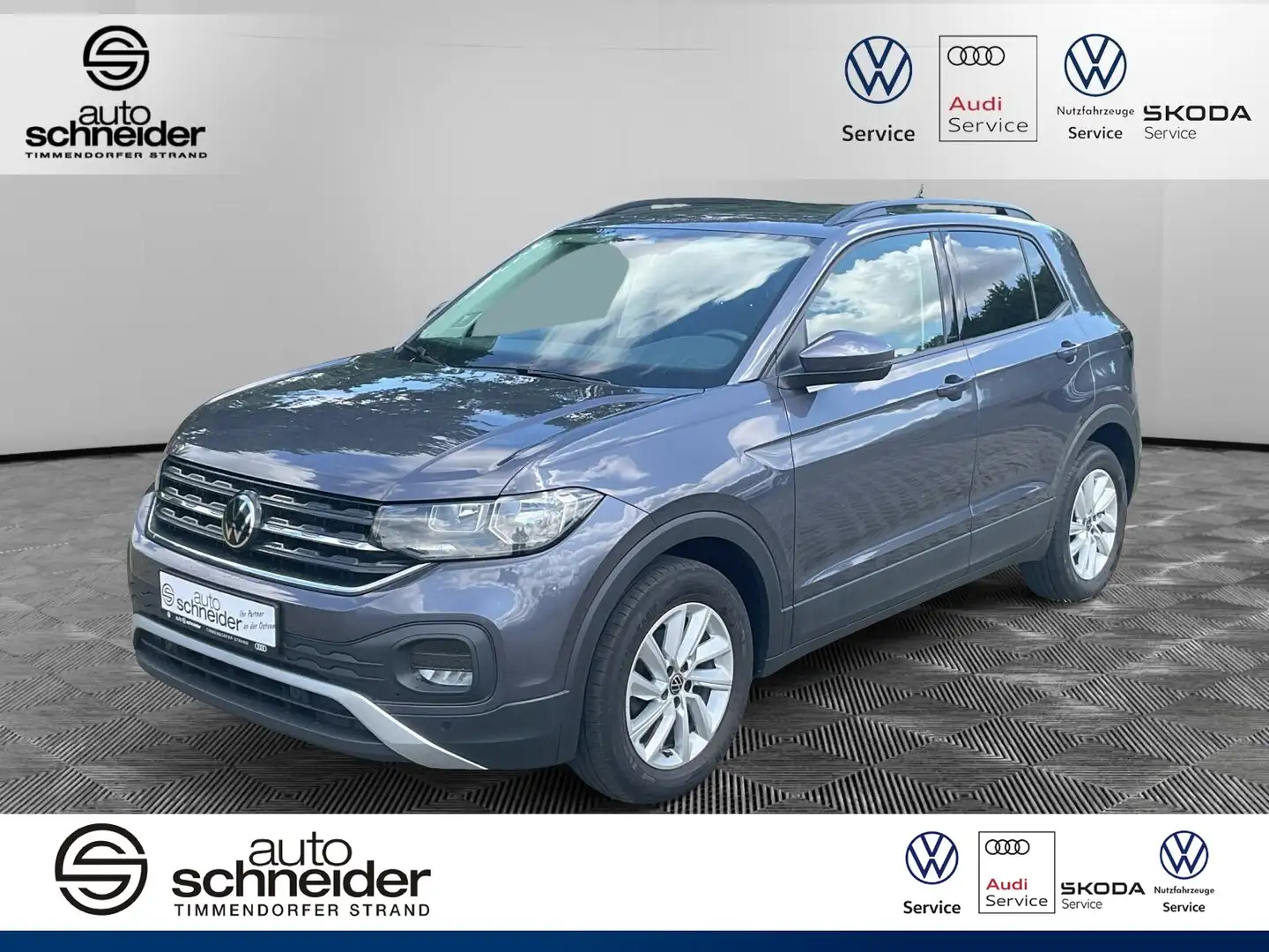 Volkswagen T-Cross T-Cross 1.0 TSI DSG Life Rückfahrkam ACC Sitzhzg Gris - 1